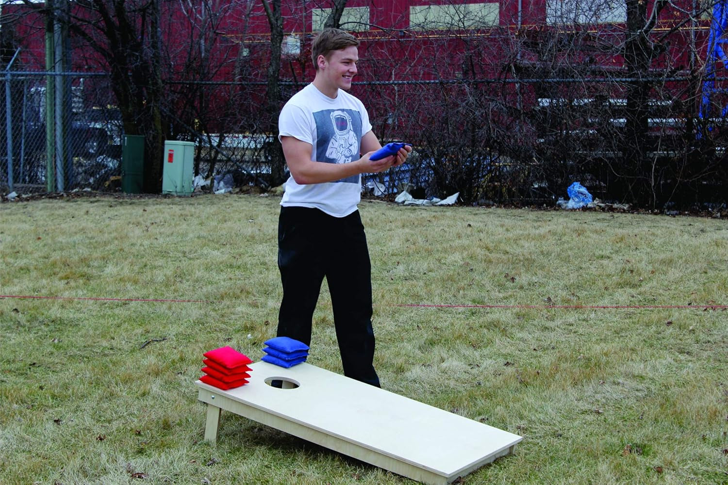 Premium Wooden Cornhole Board Set - Holiday Series - Handmade in USA, Regulation Size 2'X4', Made of Baltic Birch | Includes 8 Cornhole Bags