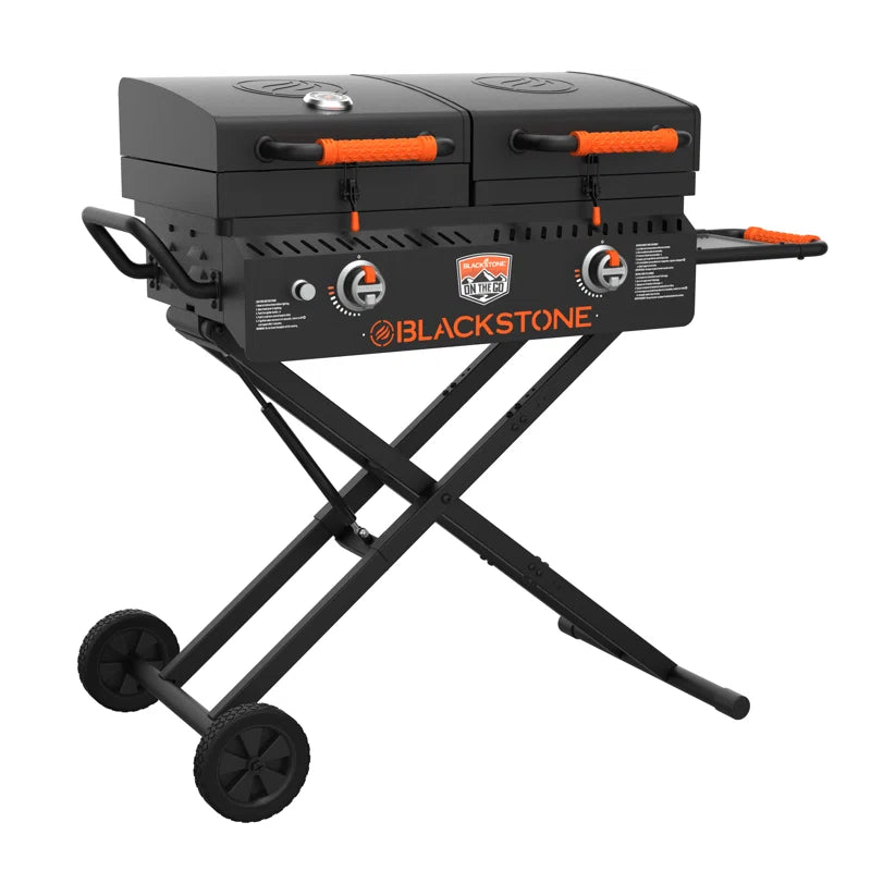 17" on the Go Tailgater Grill & Griddle Combo