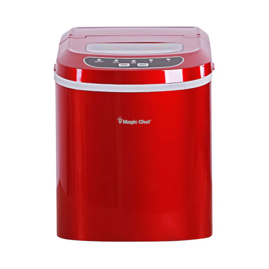 27-Lb Countertop Bullet Ice Maker (Red)