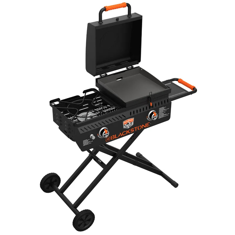 17" on the Go Tailgater Grill & Griddle Combo